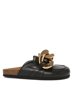 Шлепанцы с цепочкой, черный Jw anderson