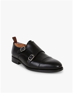 – Туфли черного цвета с двумя ремешками-монками Scalpers