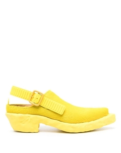 Ковбойские ботинки Venga с открытой пяткой, желтый Camper lab