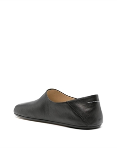 Слиперы с асимметричным носком, черный Mm6 maison margiela