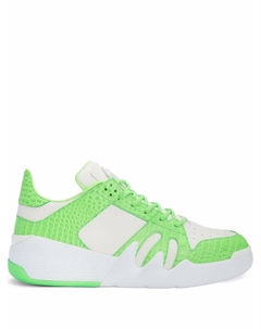 Кеды Talon с тиснением под кожу крокодила, белый Giuseppe zanotti