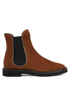 Ботинки с молниями, коричневый Giuseppe zanotti