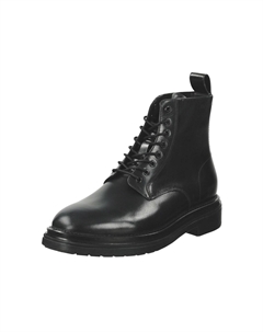 Мужская обувь - Boggar, ботинки на шнуровке, ботильоны, натуральная кожа, логотип, черный Gant