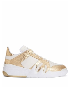 Кеды Talon с тиснением под кожу крокодила, белый Giuseppe zanotti