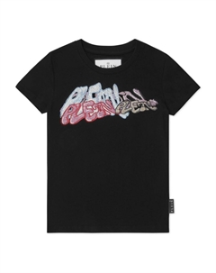Футболка с кристаллами, черный Philipp plein