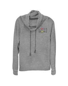 Пуловер с хомутом и хомутом с надписью «Love More» для юниоров Unbranded