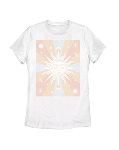 Футболка с изображением галактики Sun & Moon для юниоров, белый Unbranded