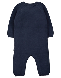 Комбинезон GOTS Strick-Einteiler, темно-синий Sterntaler