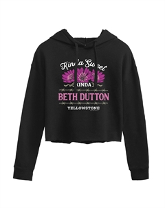 Худи с рисунком Yellowstone "Kinda Beth Dutton", черный Licensed character