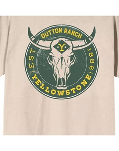Юниорский Йеллоустоун EST. Футболка с короткими рукавами и рисунком 1886 года Licensed character