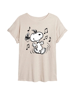 Детская большая футболка Peanuts Snoopy, бежевый Licensed character