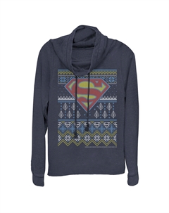 Рождественский свитшот с воротником-хомутом и логотипом DC Comics Superman для юниоров Licensed character