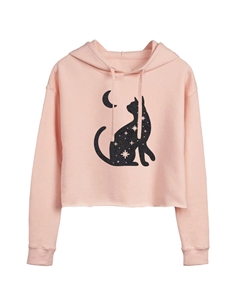 Худи с рисунком «Celestial Cat», розовый Licensed character