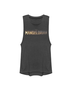 Майка с логотипом «Звездные войны» для юниоров, титулом «Мандалорец» и мускулистой графикой Licensed character