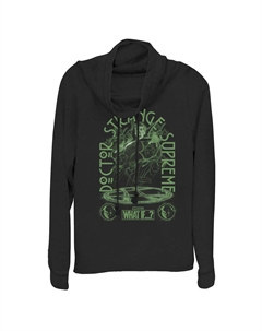 Пуловер с логотипом What If Doctor Strange Supreme для юниоров и графическим рисунком с воротником-хомутом Marvel