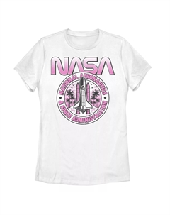 Розовая футболка с логотипом NASA для юниоров Licensed character