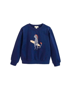 Толстовка для мальчика с круглым вырезом и рисунком спереди Dadati