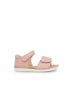 Кожаные открытые сандалии "Первые шаги девочки", розовый Pisamonas