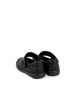 Кожаные туфли Мэри Джейн для девочек с усиленным мыском, пригодные для стирки, черный Gioseppo