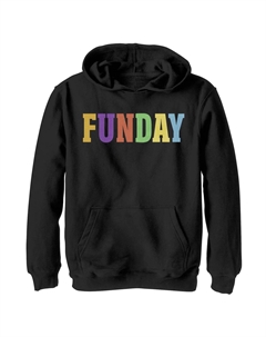 Толстовка с капюшоном и разноцветным пуловером Funday для мальчиков 8–20 лет, черный Licensed character