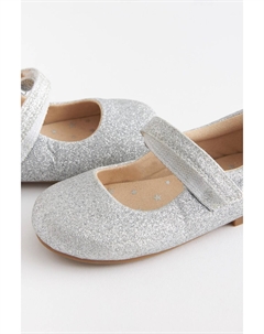 Туфли в стиле "Мэри Джейн" блестящее серебро, серебряный Next