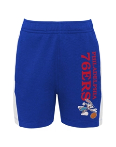 Молодежные сетчатые шорты Royal Philadelphia 76ers Space Jam 2 Slam Dunk Outerstuff