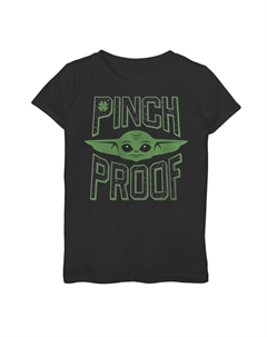 Футболка с рисунком «Грогу», он же «Малыш Йода», для девочек 7–16 лет, «Звездные войны, Мандалорец, Доказательство щипка» Star wars