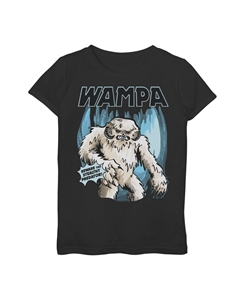 Футболка с рисунком «Вампа» для девочек 7–16 лет, «Остерегайтесь этого скрытного хищника», черный Star wars