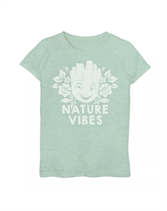 Футболка с рисунком «Groot Nature Vibes» для девочек 7–16 лет « Guardians Of The Galaxy» Marvel