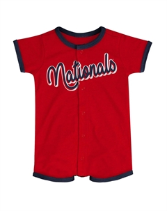 Красный комбинезон для младенцев Washington Nationals Power Hitter Outerstuff