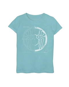 Футболка с графическим рисунком и логотипом Spider-Man No Way Home для девочек 7–16 лет Marvel