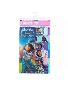 Комплект из 7 трусов для девочек Disney's Encanto, нижнее белье Licensed character
