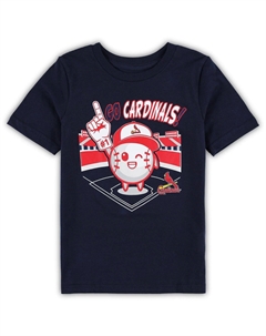 Темно-синяя футболка для дошкольников St. Louis Cardinals Ball Boy Outerstuff