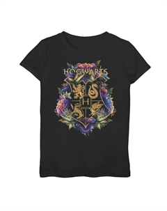 Футболка с изображением герба растения для девочек 7–16 лет «Гарри Поттер Хогвартс» Harry potter