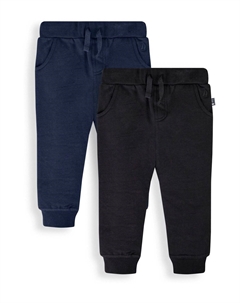 Брюки JOGGERS 2 PACK, цвет black navy blue Jojo maman bébé