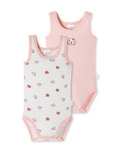 Боди 2-PACK NATURAL LOVE, цвет rosa weiß Schiesser