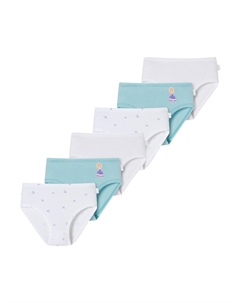 Трусики 6 PACK, цвет weiß blau Schiesser