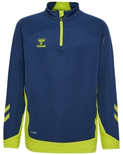 Толстовка Mit Kurzem Reißverschluss Hmllead Half Zip Kids, цвет DARK DENIM Hummel