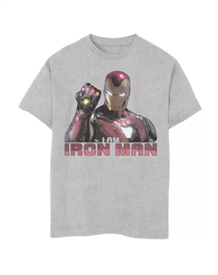 Футболка с рисунком «Перчатки Железного человека» для мальчиков 8–20 лет «Марвел Мстители: Финал» Licensed character