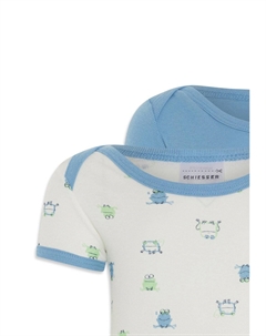 Боди 2-PACK NATURAL LOVE, цвет blau weiß Schiesser