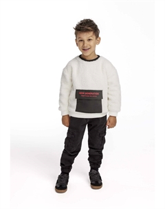 Флисовый свитер POCKETS STANDARD, цвет off white Minoti