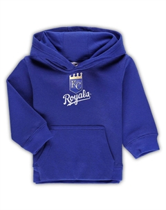 Флисовый пуловер с капюшоном для малышей Royal Kansas City Royals Team Primary Logo Outerstuff