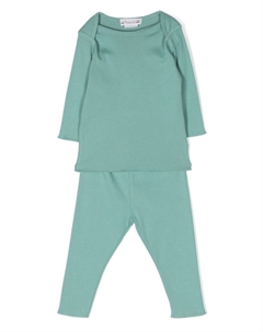 Спортивный костюм с фестонами, зеленый Bonpoint