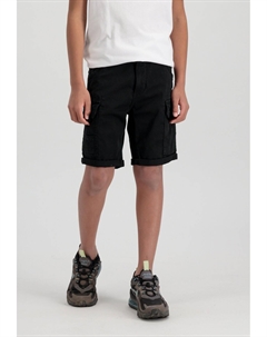 Брюки карго CREW KIDS, цвет black Alpha industries