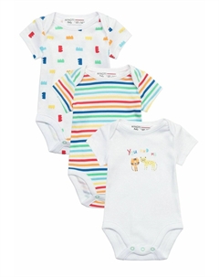 Боди 3 PACK, цвет white Minoti