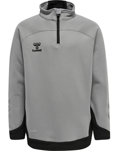 Толстовка Mit Kurzem Reißverschluss Hmllead Half Zip Kids, серый меланж Hummel