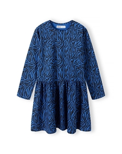 Платье из джерси PRINTED LONG SLEEVE, цвет blue Minoti