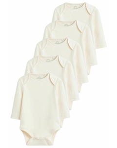 Боди ESSENTIAL LONG SLEEVE 5 PACK, цвет cream Next