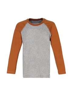 Рубашка с длинным рукавом RAGLAN, цвет rust Band of rascals