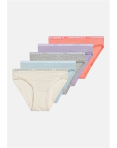 Трусы GIRL LOGO WAISTBAND 5 PACK, цвет lawn flamingo Converse